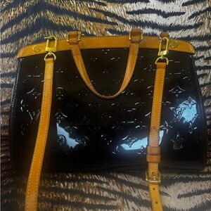 Louis Vuitton Brea MM Vernis Leather Amarante | Authentic w/ Certificate